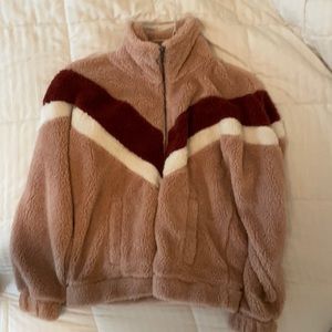 Abercrombie and Fitch fuzzy quarter zip.